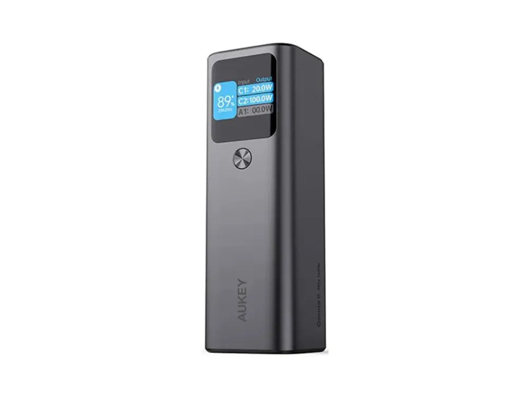Buy Aukey 26800mAh Power Bank 140W PD - Gray in Qatar Buy Aukey 26800mAh Power Bank 140W PD - Gray in Qatar